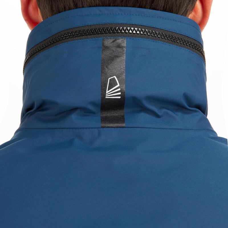 Cazadora impermeable regata Hombre Sailing 100 azul marino