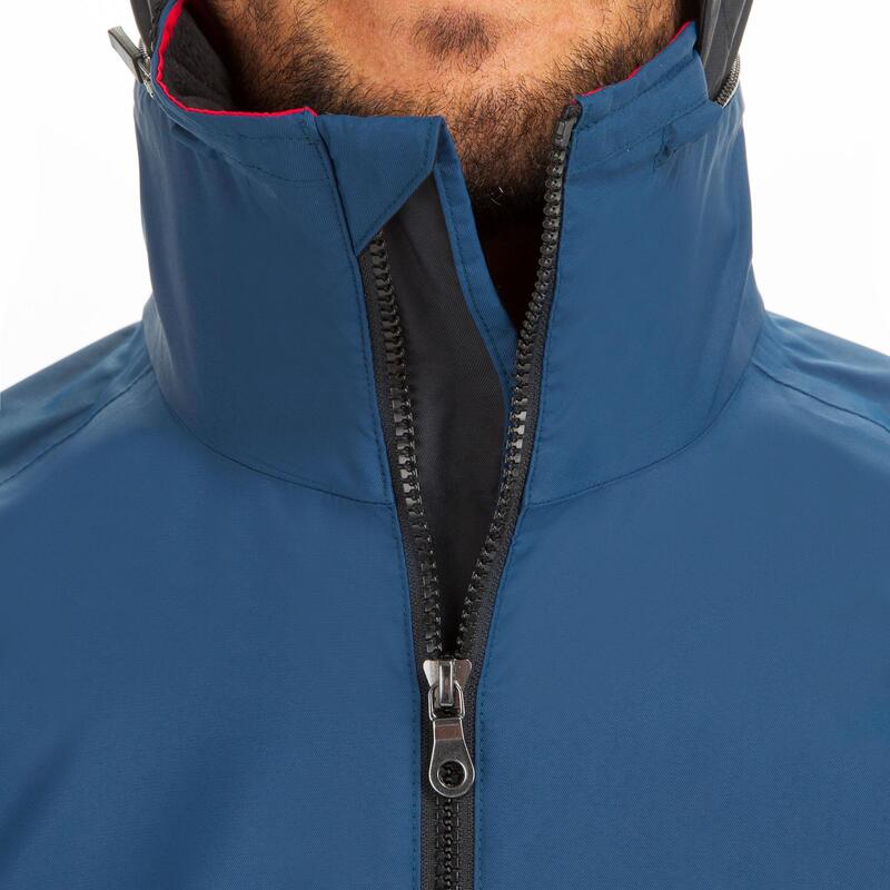 Cazadora impermeable regata Hombre Sailing 100 azul marino