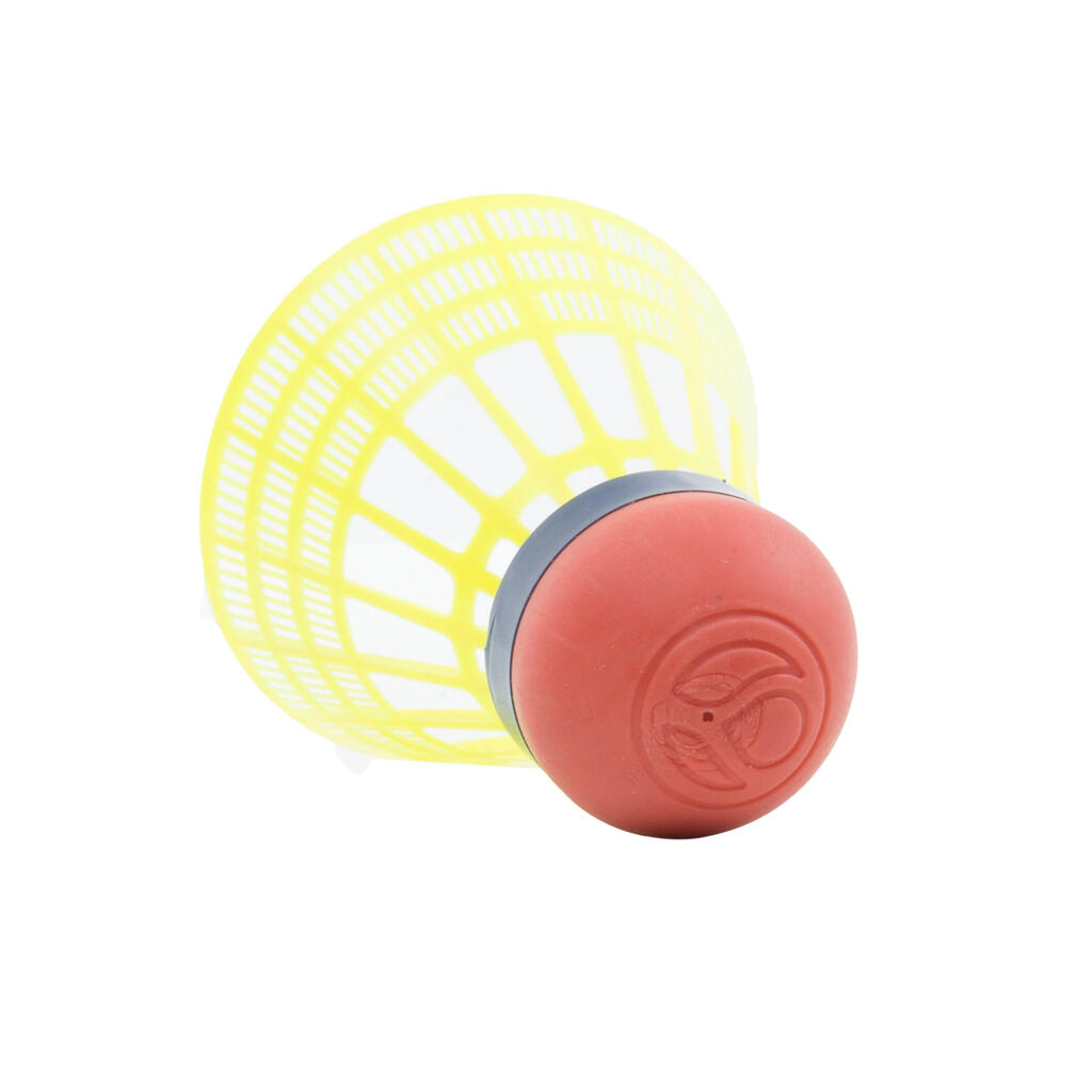 Badminton Set Fast Shuttle schwarz/gelb