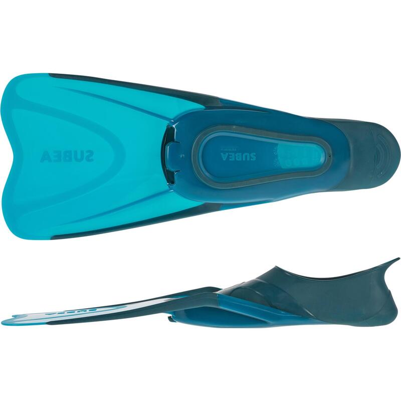 Pinne snorkeling 500 adulto blu