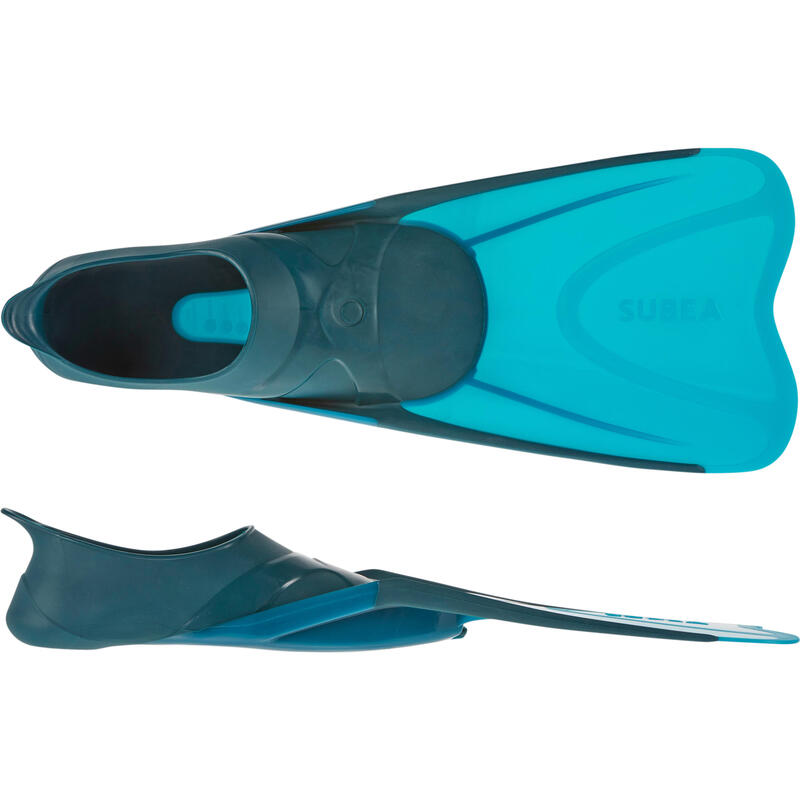 Pinne snorkeling 500 adulto blu
