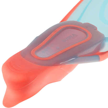 Diving Fins - FF 100 Turquoise and Coral