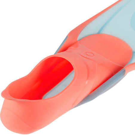 Diving Fins - FF 100 Turquoise and Coral