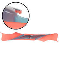 Adults’ snorkelling fins  SUBEA SNK 500 - turquoise coral