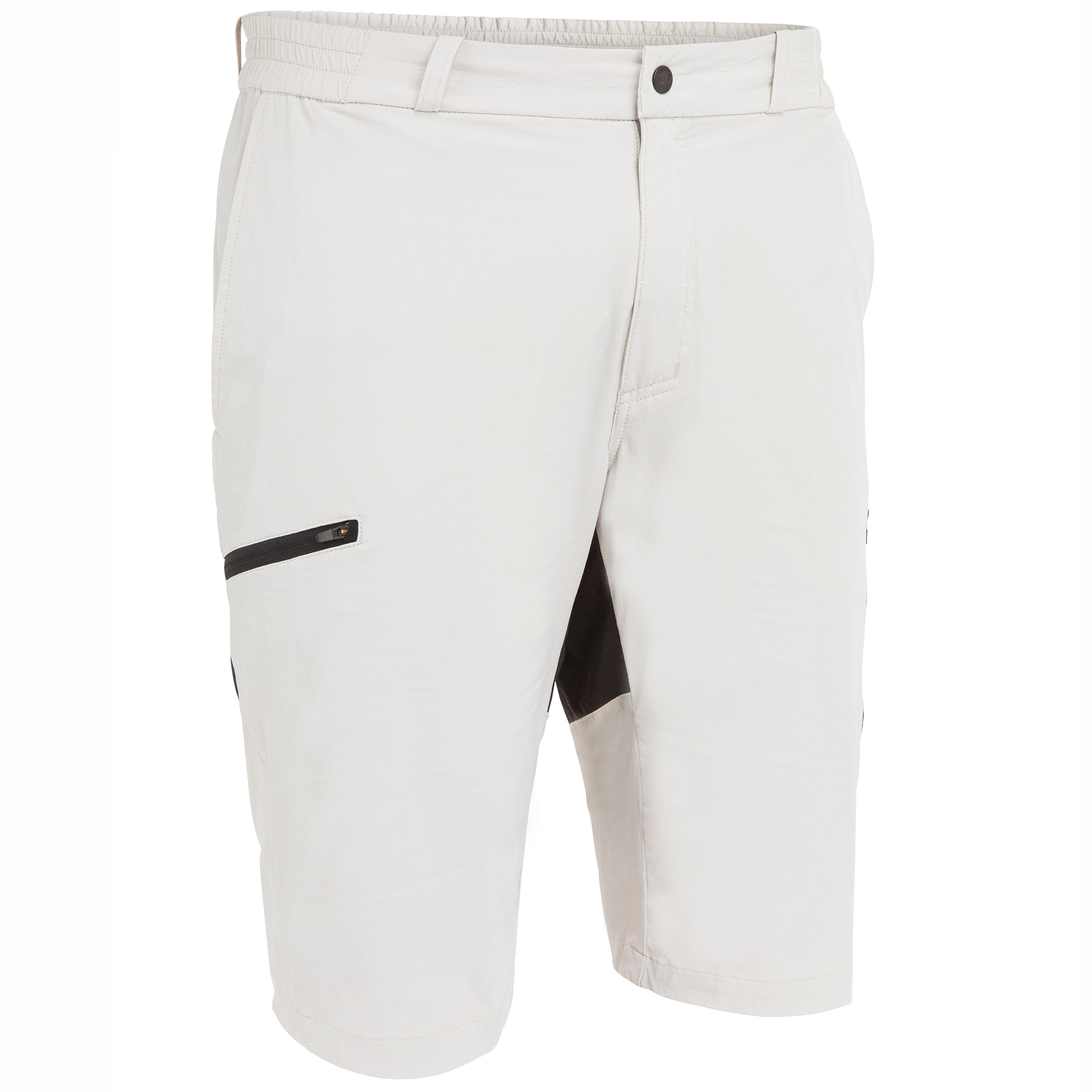 mens sailing 500 sailing shorts light grey