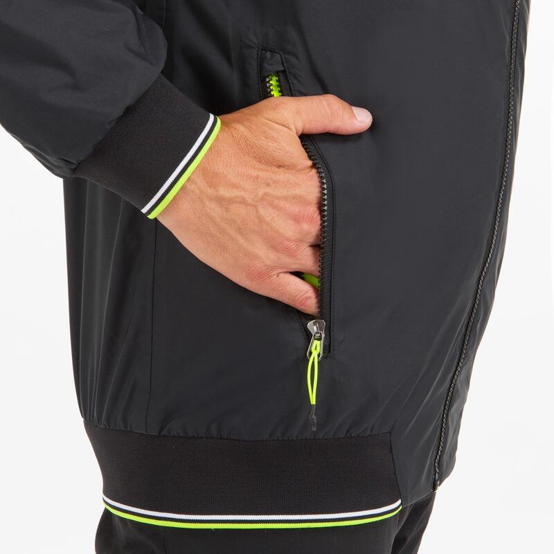 Cazadora impermeable regata Hombre Sailing 100 negro