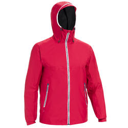 Chaqueta Vela Sailing 100 Hombre Burdeos Impermeable