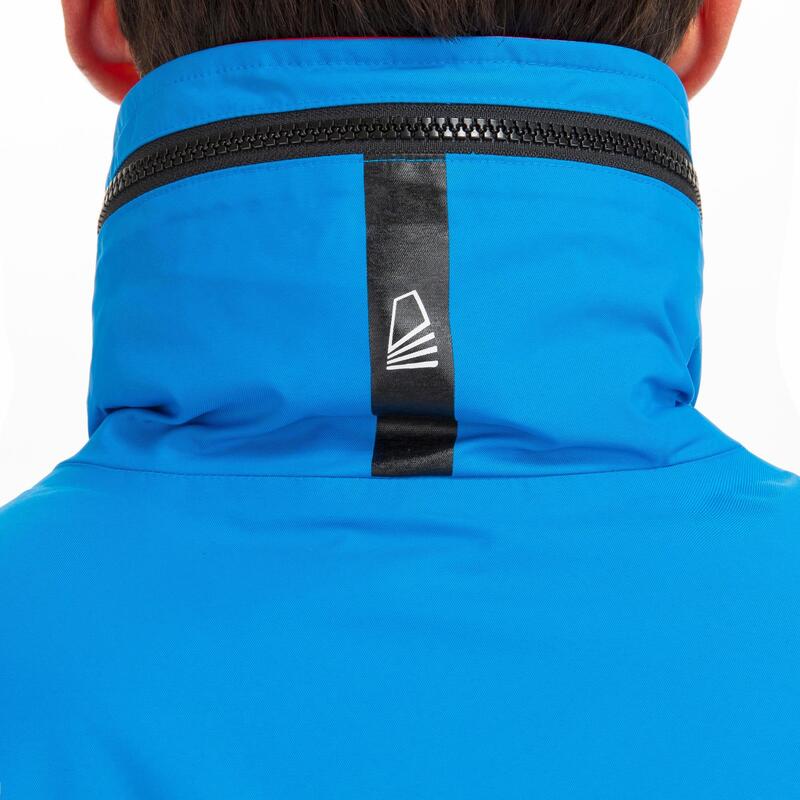 Blouson coupe vent imperméable de voile Sailing 100 Homme bleu vif