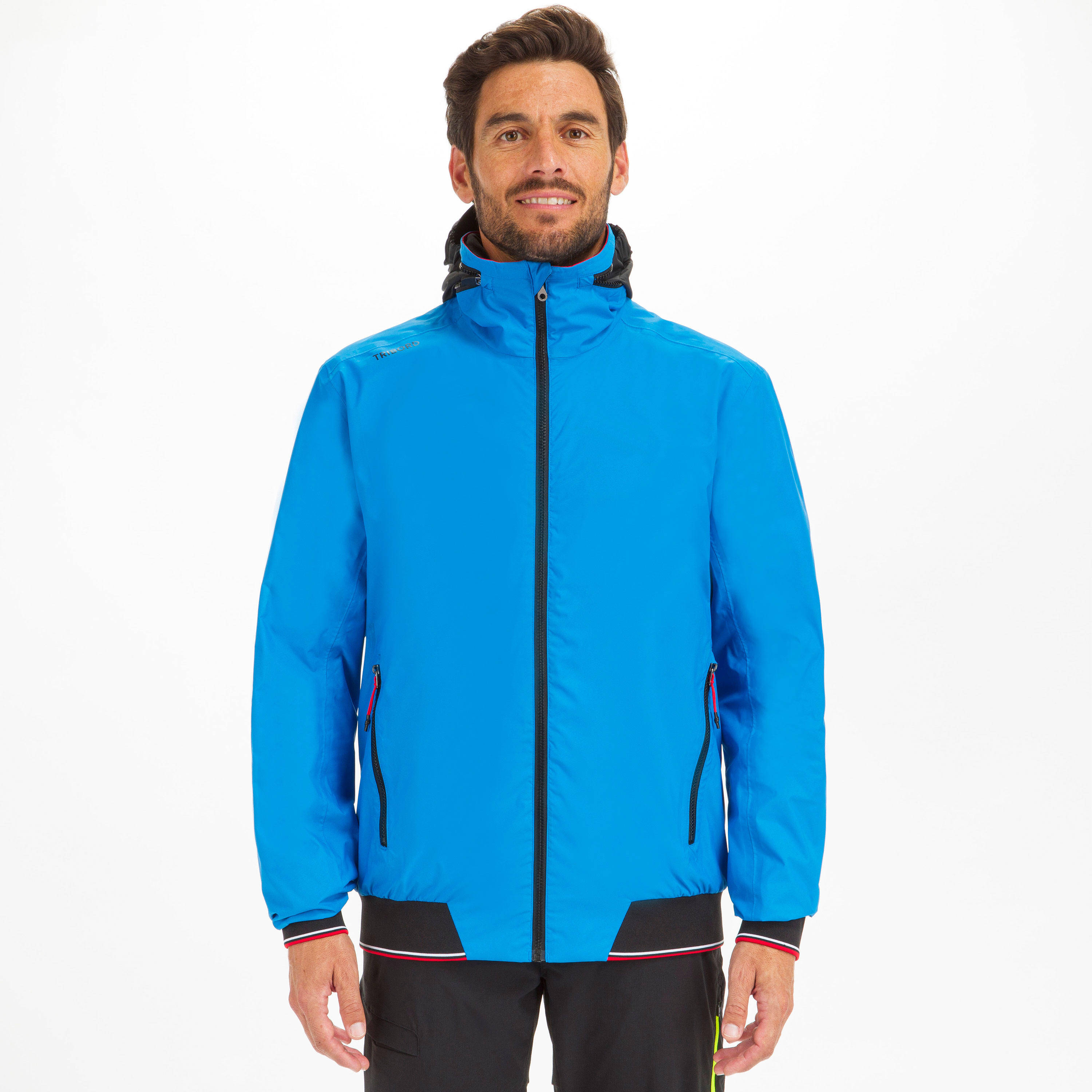 Men Waterproof Sailing Jacket Race 100 Blue -  4