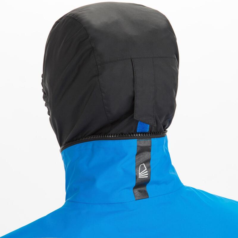 Blouson coupe vent imperméable de voile Sailing 100 Homme bleu vif