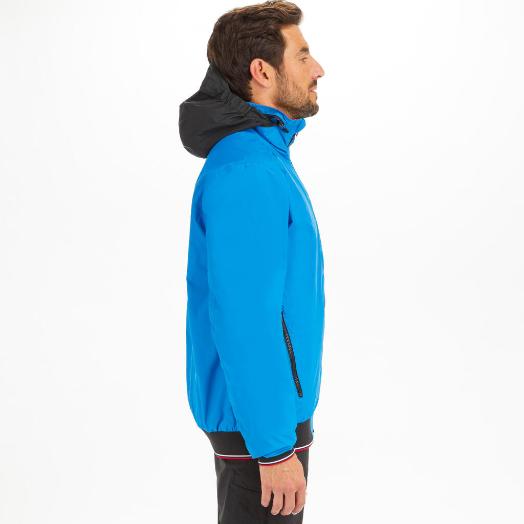 Segeljacke Blouson Herren winddicht wasserdicht Sailing - 100 neonblau