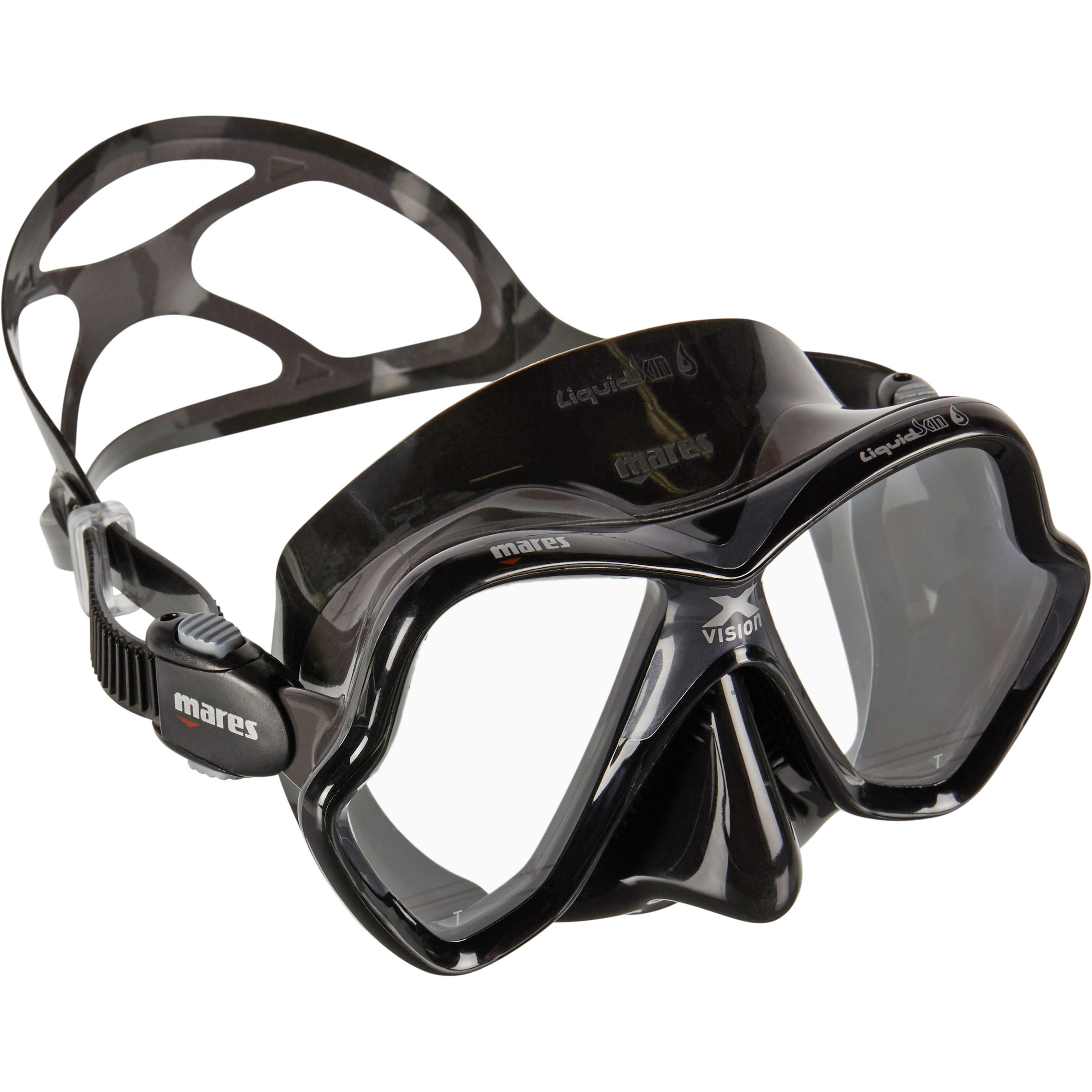 Mares Mares X-Free Maske Transparent Schwarz/Gelb 