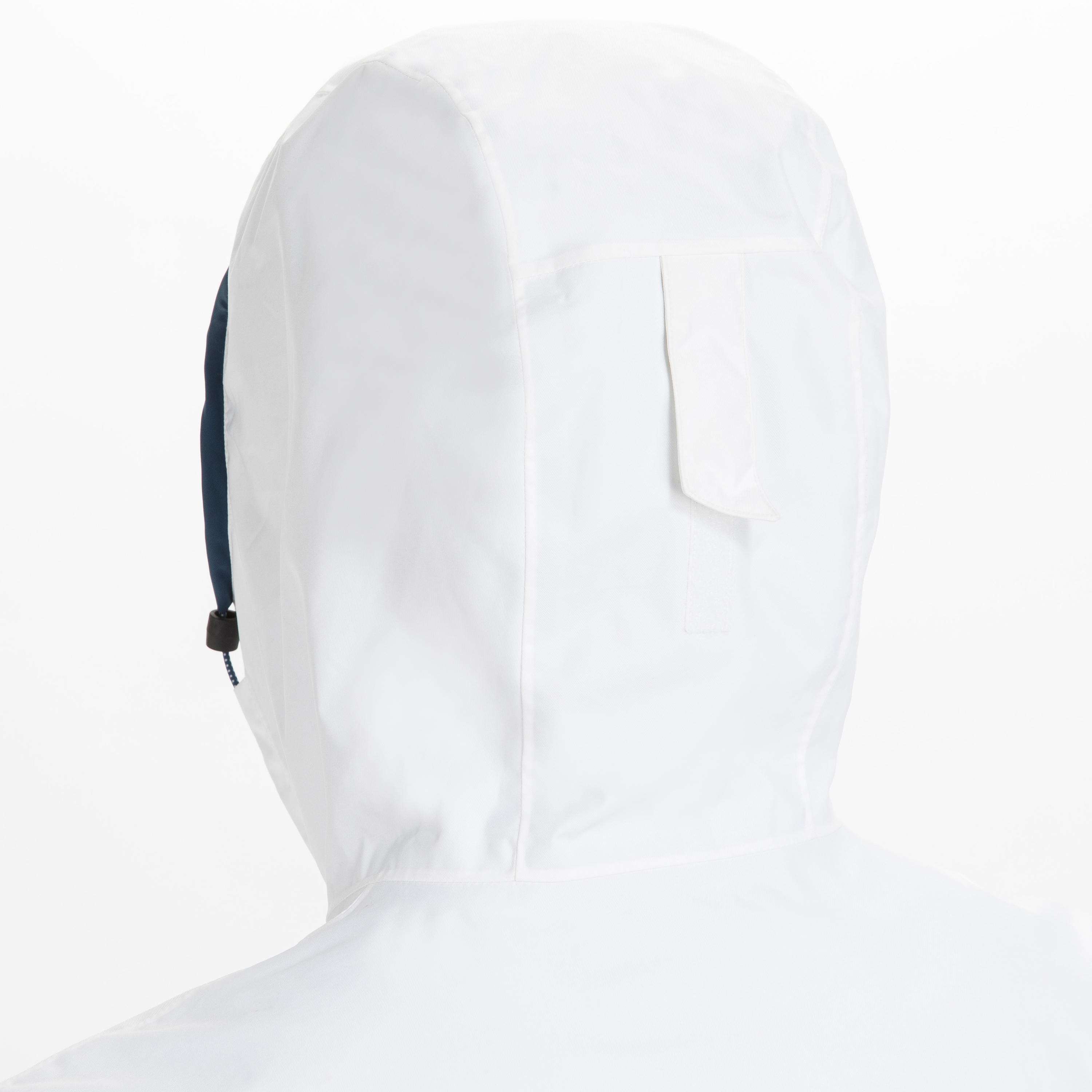 Men's waterproof and windproof sailing jacket, 100 blue white 12/15