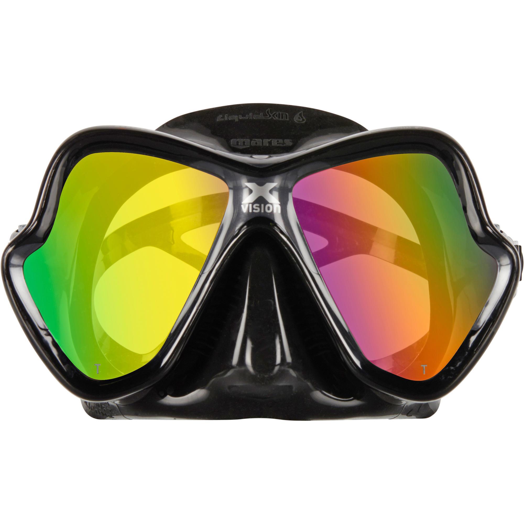 Gafa de Buceo Mares X Vision Liquid Skin Negro Gris Cristal