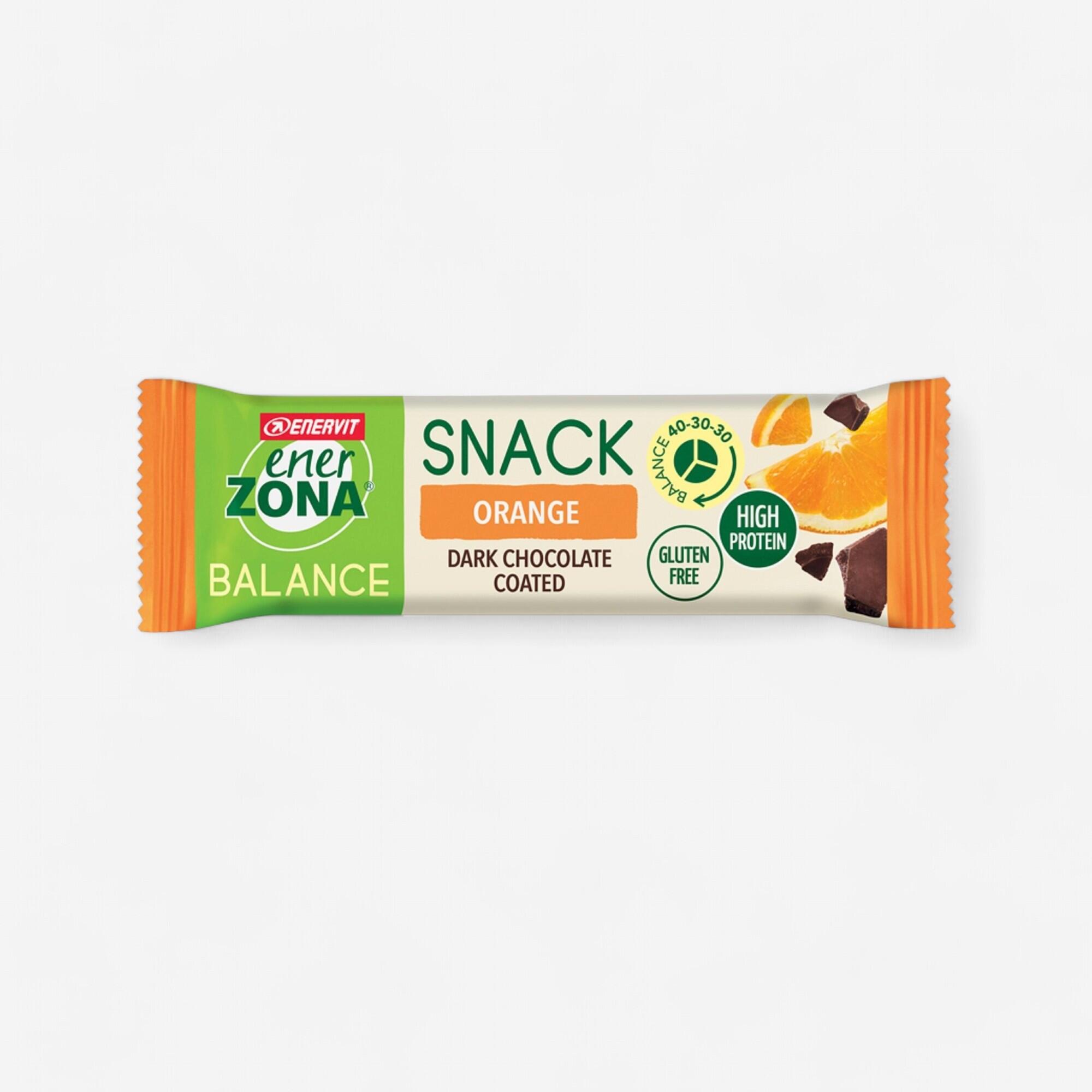 ENERZONA BARRETTA PROTEICA ENERZONA SNACK  ARANCIA ORANGE DARK CHOCOLATE  GLUTEN FREE 33G