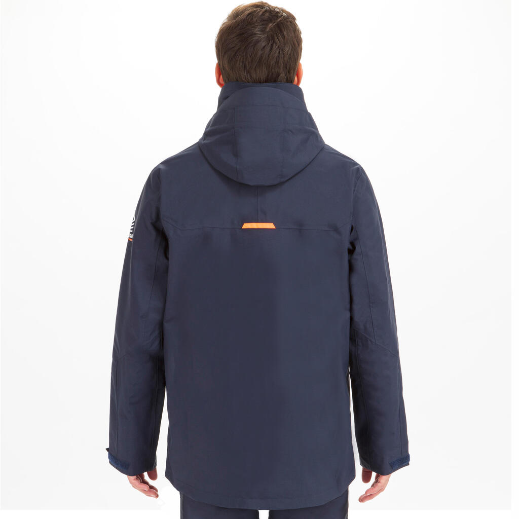 Men's Waterproof Windproof Sailing Jacket 300 - Navy