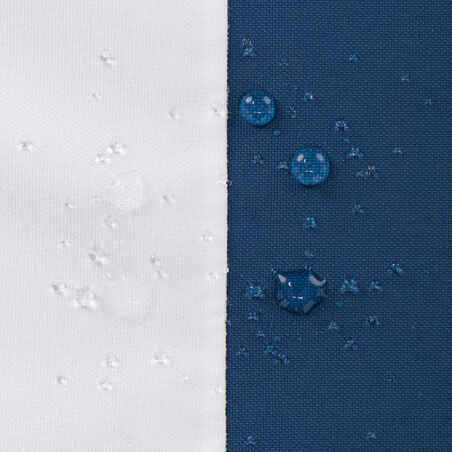 Ανδρικό αδιάβροχο μπουφάν ιστιοπλοΐας SAILING 300 - Μπλε λευκό