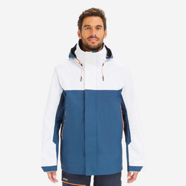 Veste imperméable coupe-vent de voile Homme SAILING 300 Bleu banc