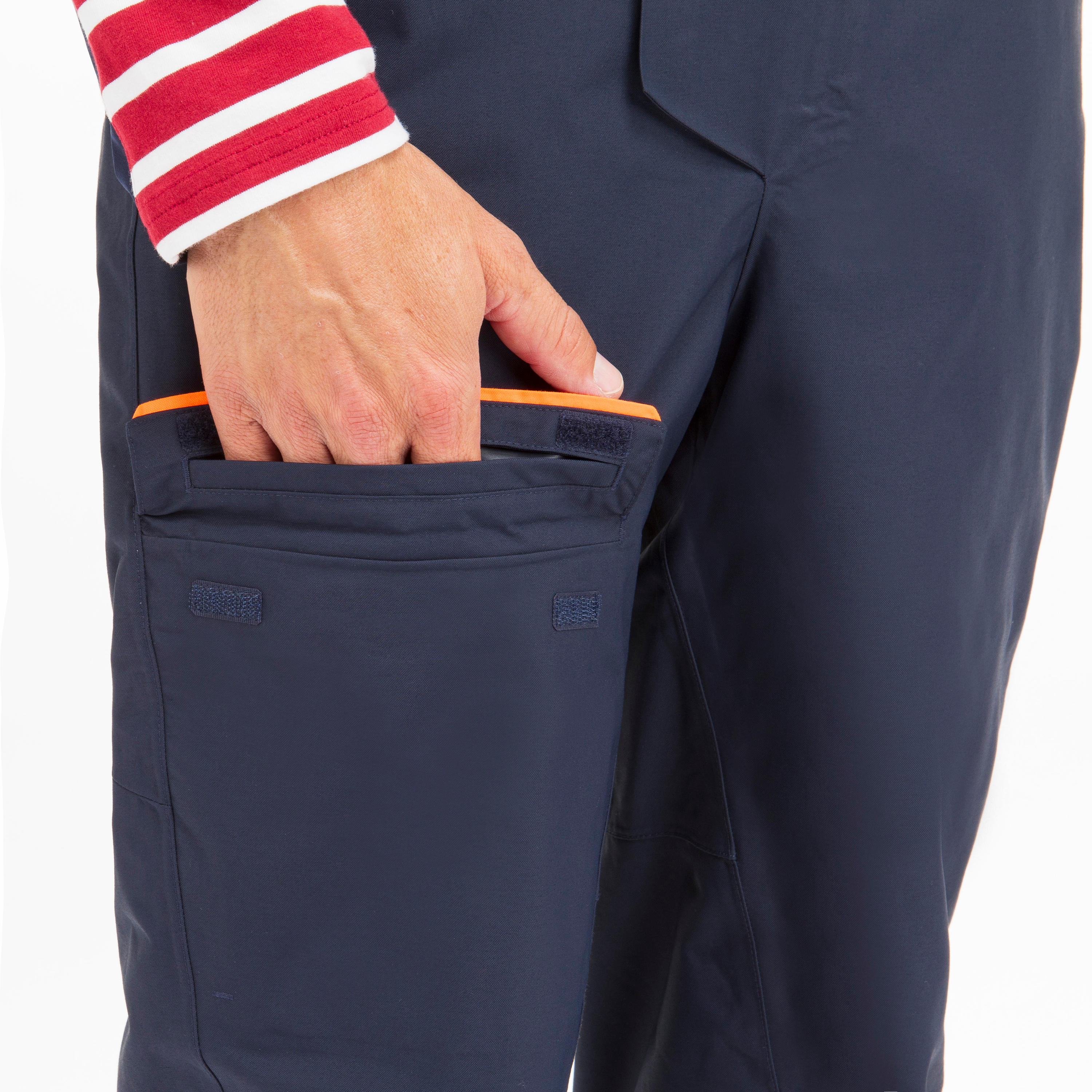 Men's Sailing Waterproof Salopettes Sailing 300 - Navy 10/13