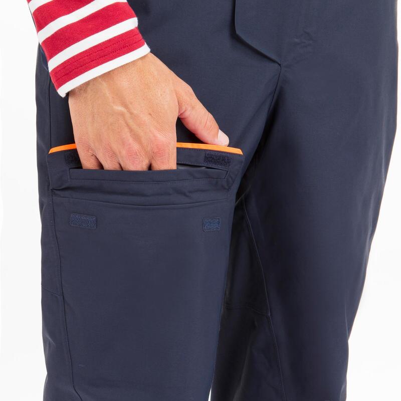 Peto pantalón impermeable vela Hombre Sailing 300 azul marino