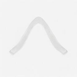 Orinasal Clip Supporting Silicone Skirt at Easybreath 500 Nose Level