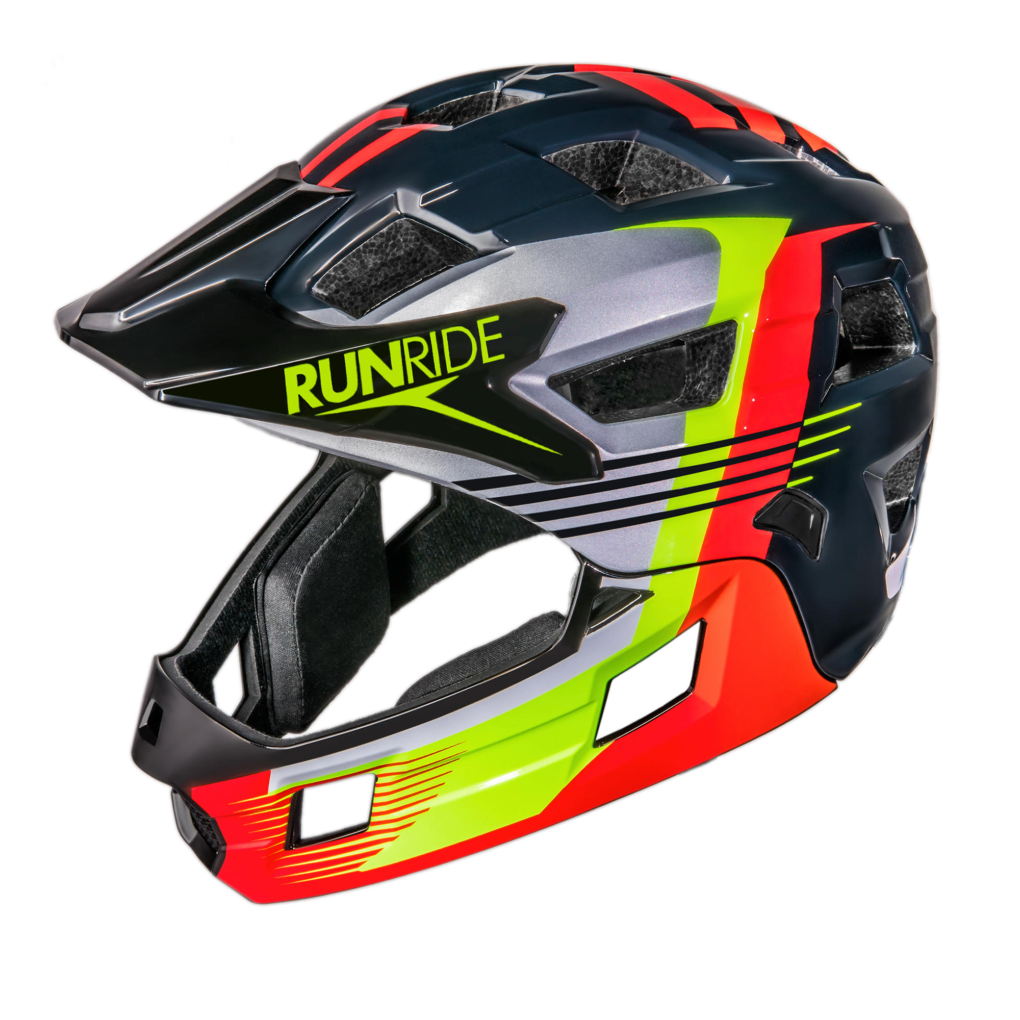 KIDS HELMET 900 black yellow red