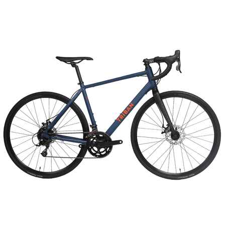Bicicleta de ruta RC120 rin 700 triban - azul oscuro