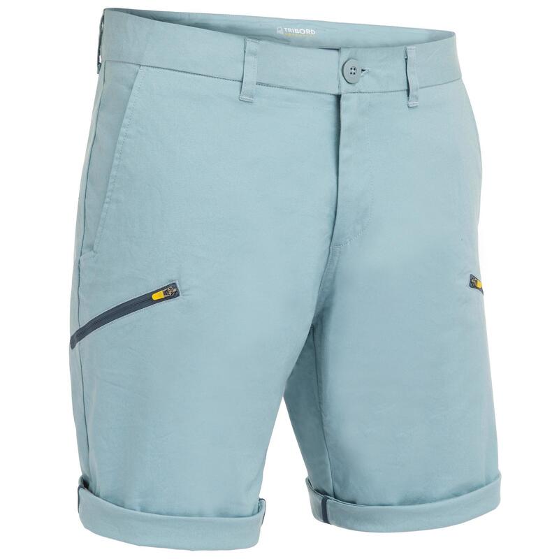 Short - bermuda de voile SAILING 100 Homme Gris clair