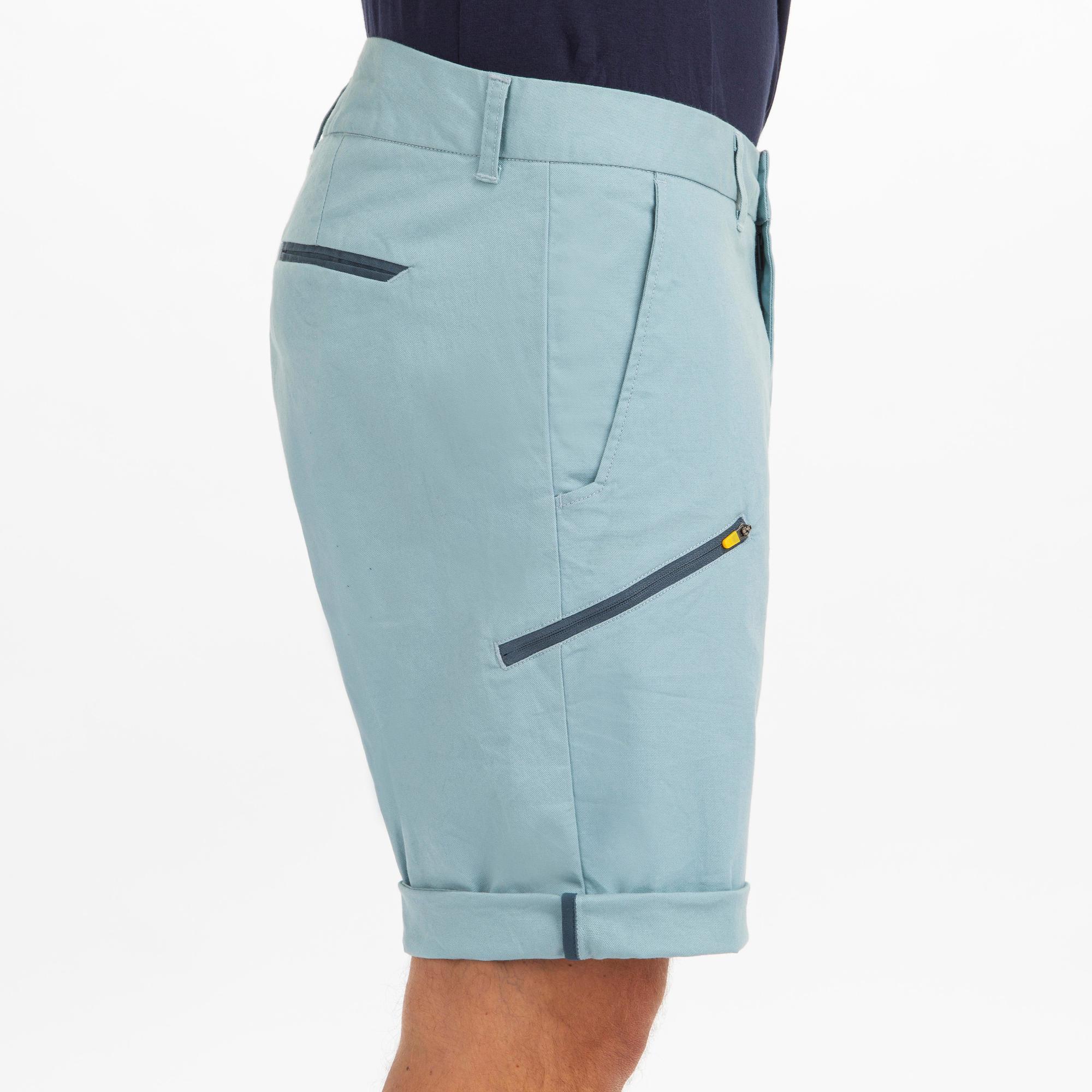 SAILING 100 Men's sailing shorts Light grey