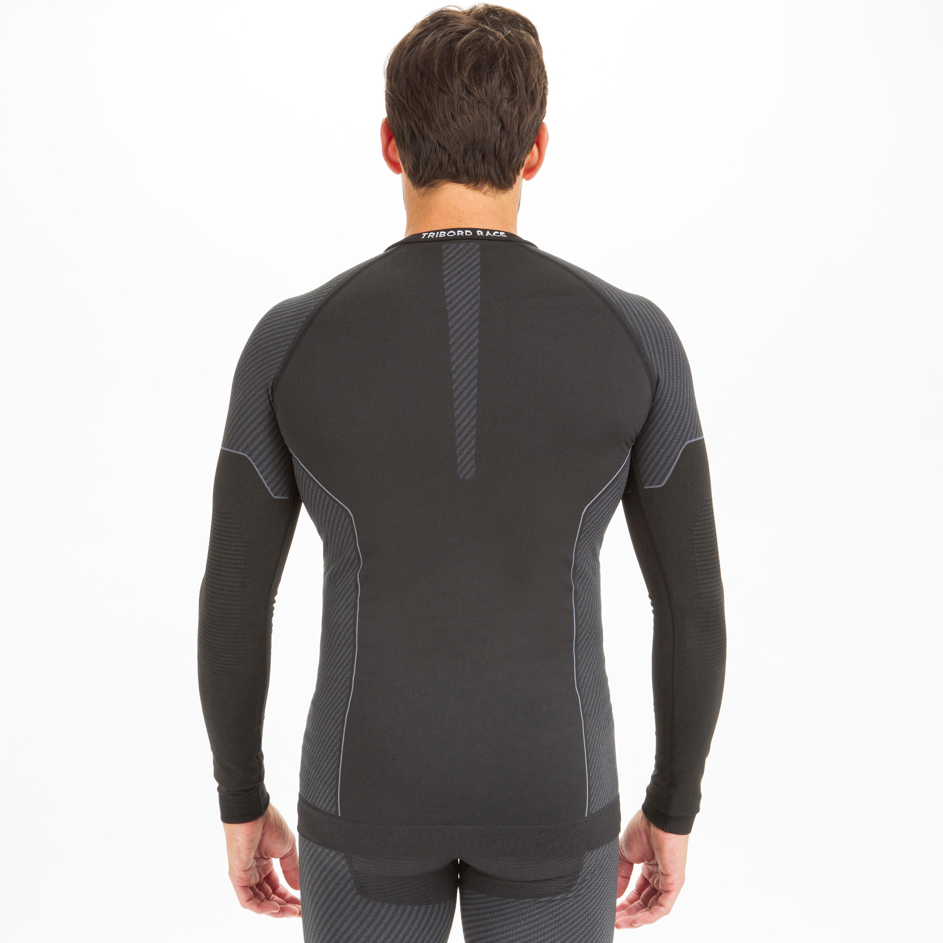 MEN'S SAILING BASE LAYER TOP RACE 500 - BLACK 5/8