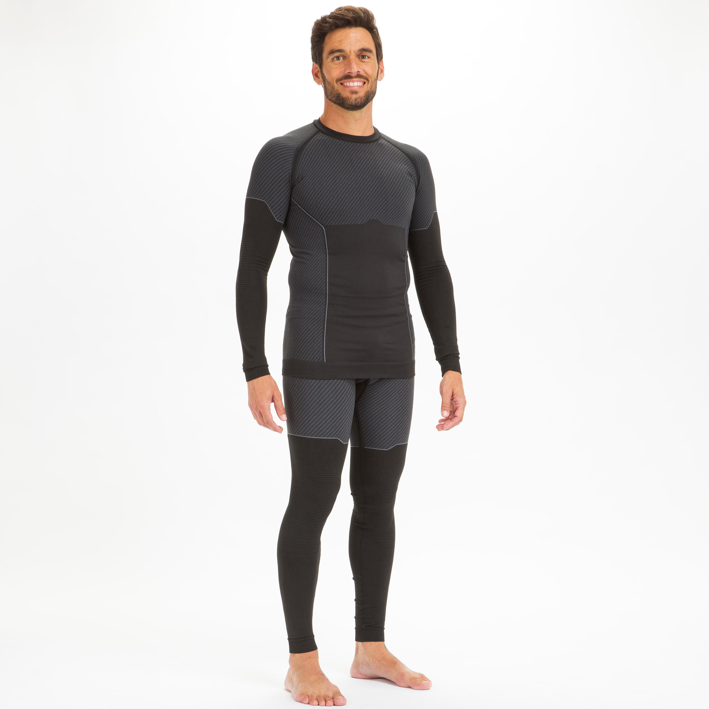Maglia intimo termico vela uomo RACE 500 nero