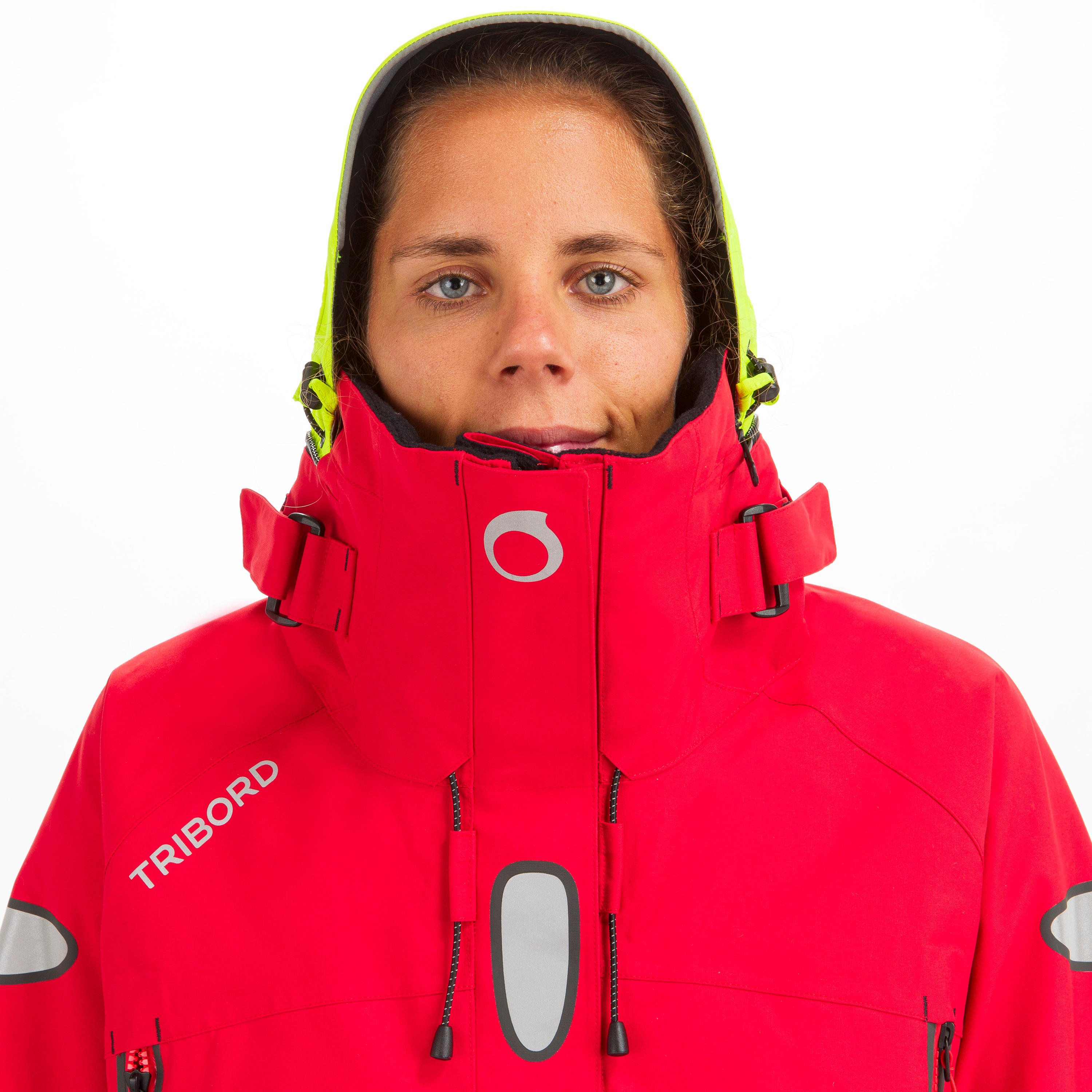 Offshore Women's Waterproof Sailing Jacket - Red 6/13