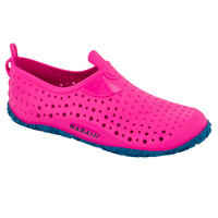 GIRLS' POOL SHOES AQUADOTS 100 - PINK