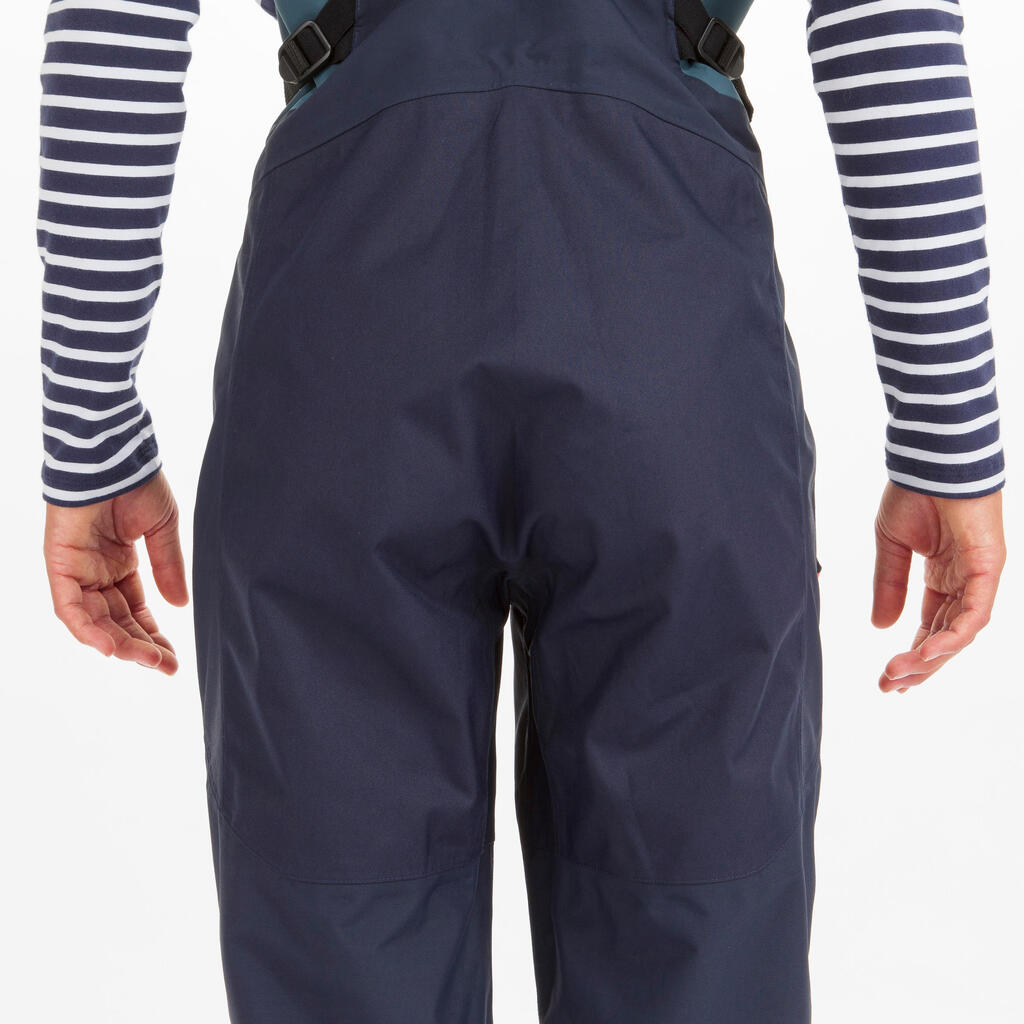 Women's Sailing Waterproof Salopettes Sailing 300 - Navy