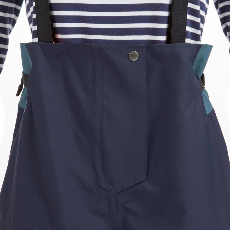 Salopette impermeabile vela donna SAILING 300 blu