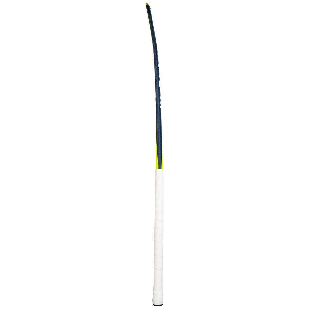 Adult Intermediate 20% Carbon Low Bow Indoor Hockey Stick FH520 - Blue/Yellow