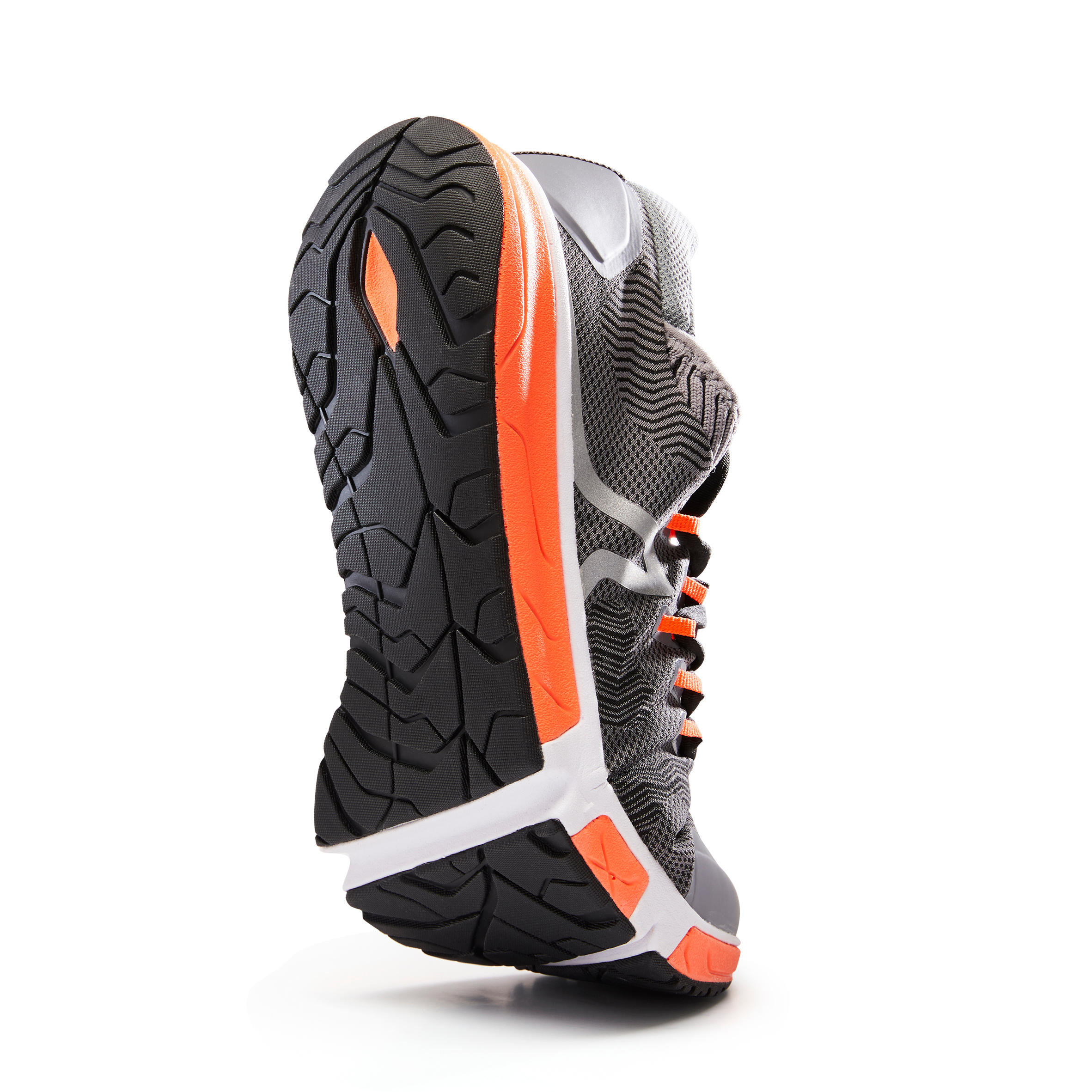 RW 900 long-distance fitness walking shoes - grey/orange 9/12