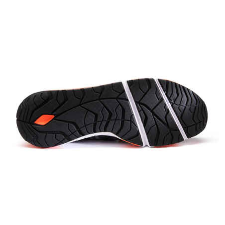 RW 900 long-distance fitness walking shoes - grey/orange