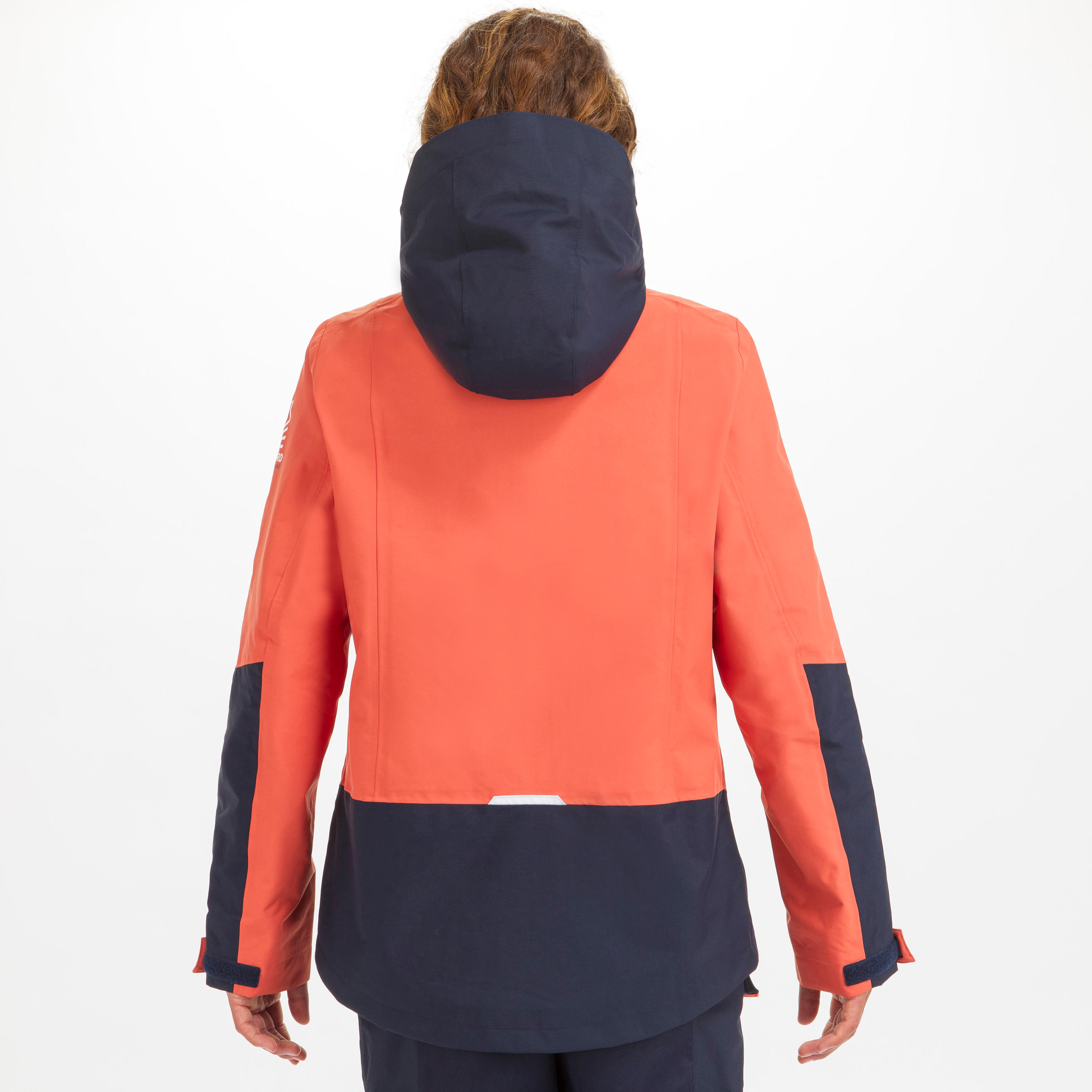 Women's Waterproof Wind-proof Rain Jacket SAILING 300 light red 5/21