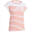 Streepjes T-shirt voor dames Sailing 100 korte mouwen wit/rood