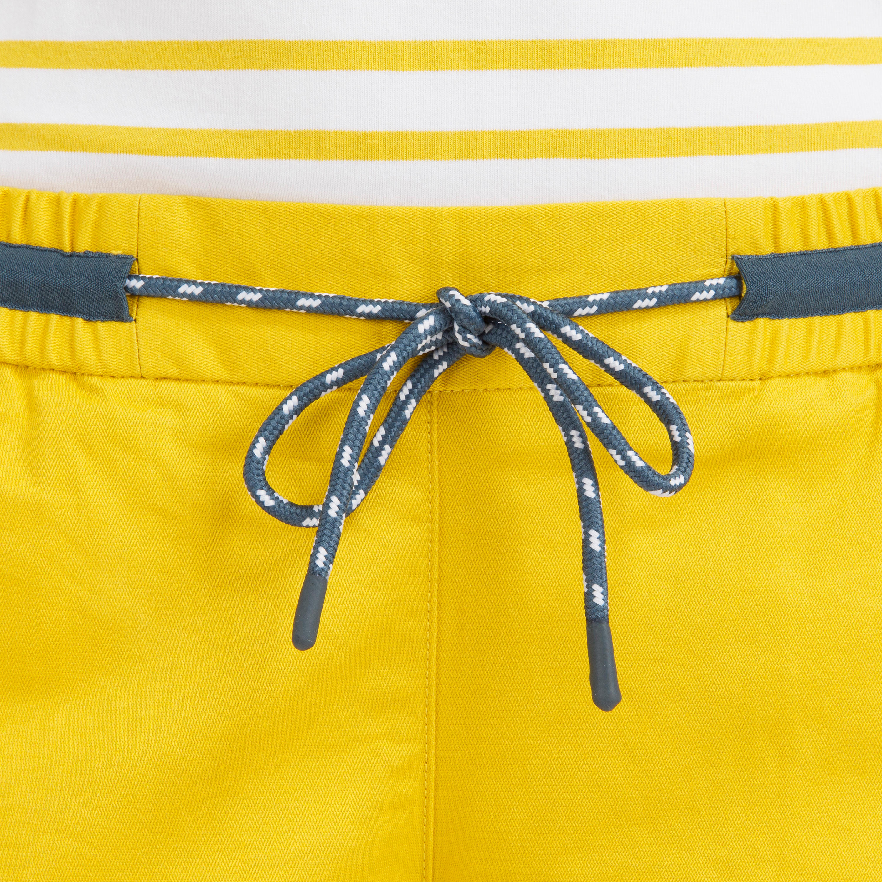 Calções de Vela Mulher SAILING 100 Amarelo 4/8