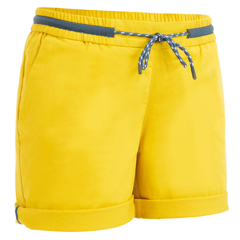 Women’s sailing Shorts SAILING 100 - Yellow