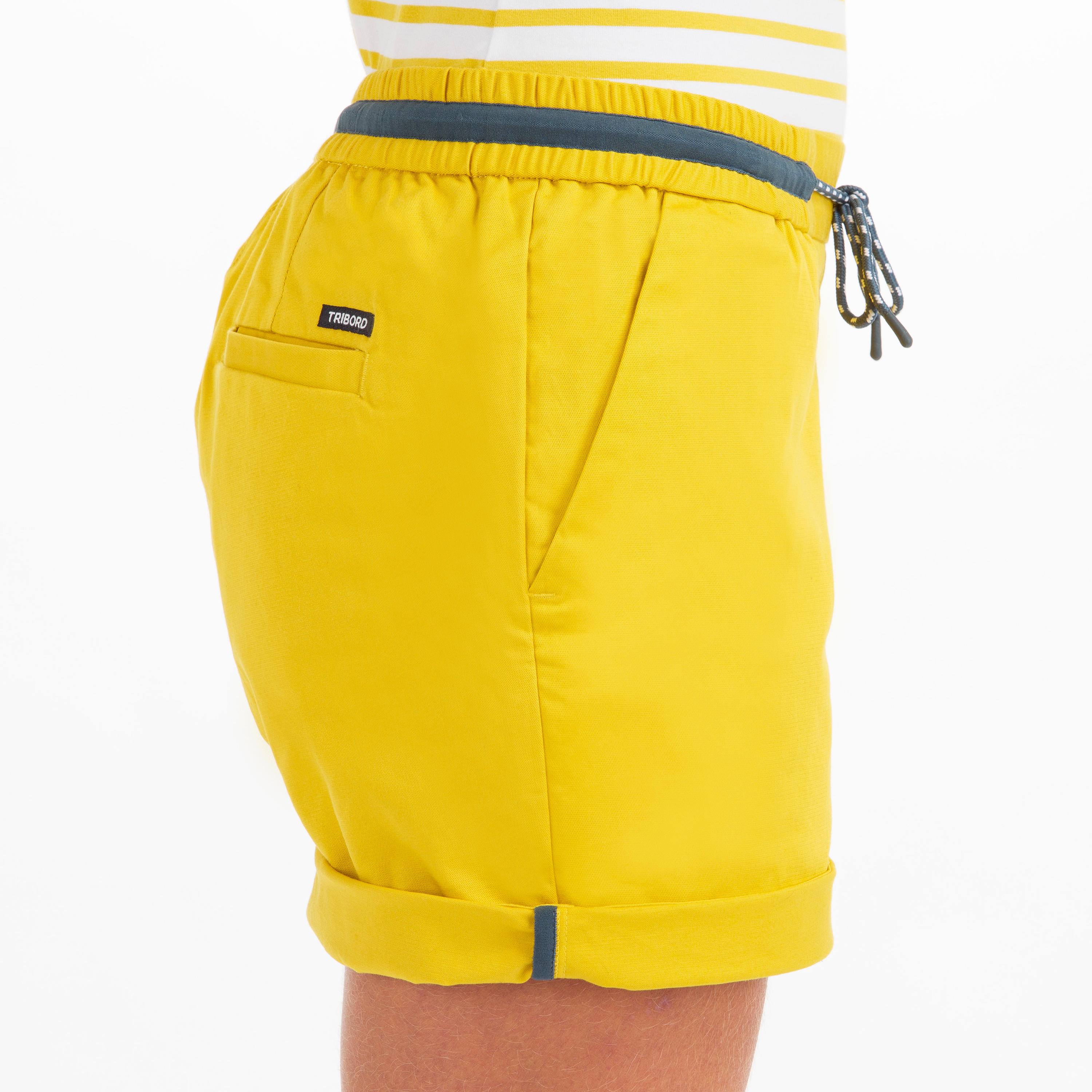 TRIBORD Pantaloncini vela donna SAILING 100 gialli