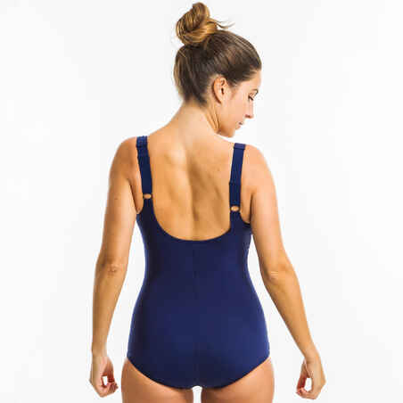 Women's Aquafitness 1-piece Swimsuit Mary Blue