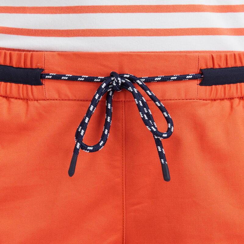 Pantaloncini vela donna SAILING 100 rossi