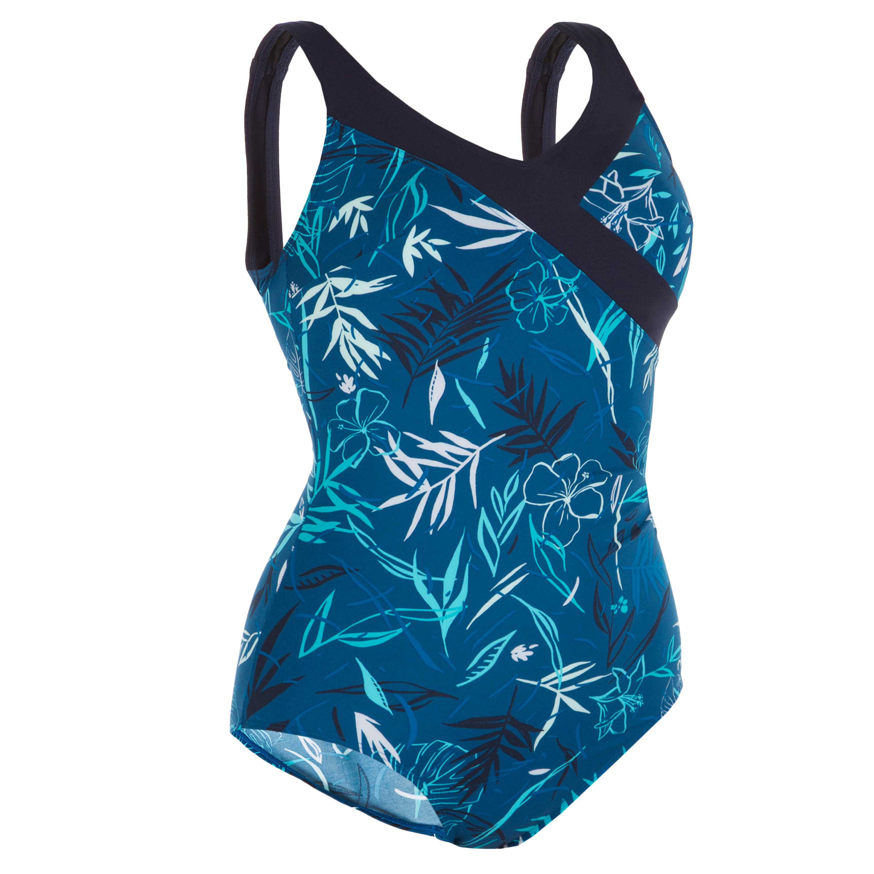 Women’s Aquafitness 1-piece swimsuit Karli Yuka Blue 10/10