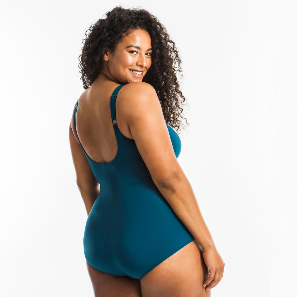 Women's Aquafitness One-Piece Swimsuit Mary - Green