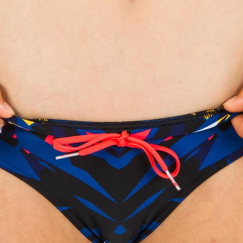 Bikinibroekje voor zwemmen Jana zwart/blauw/rood