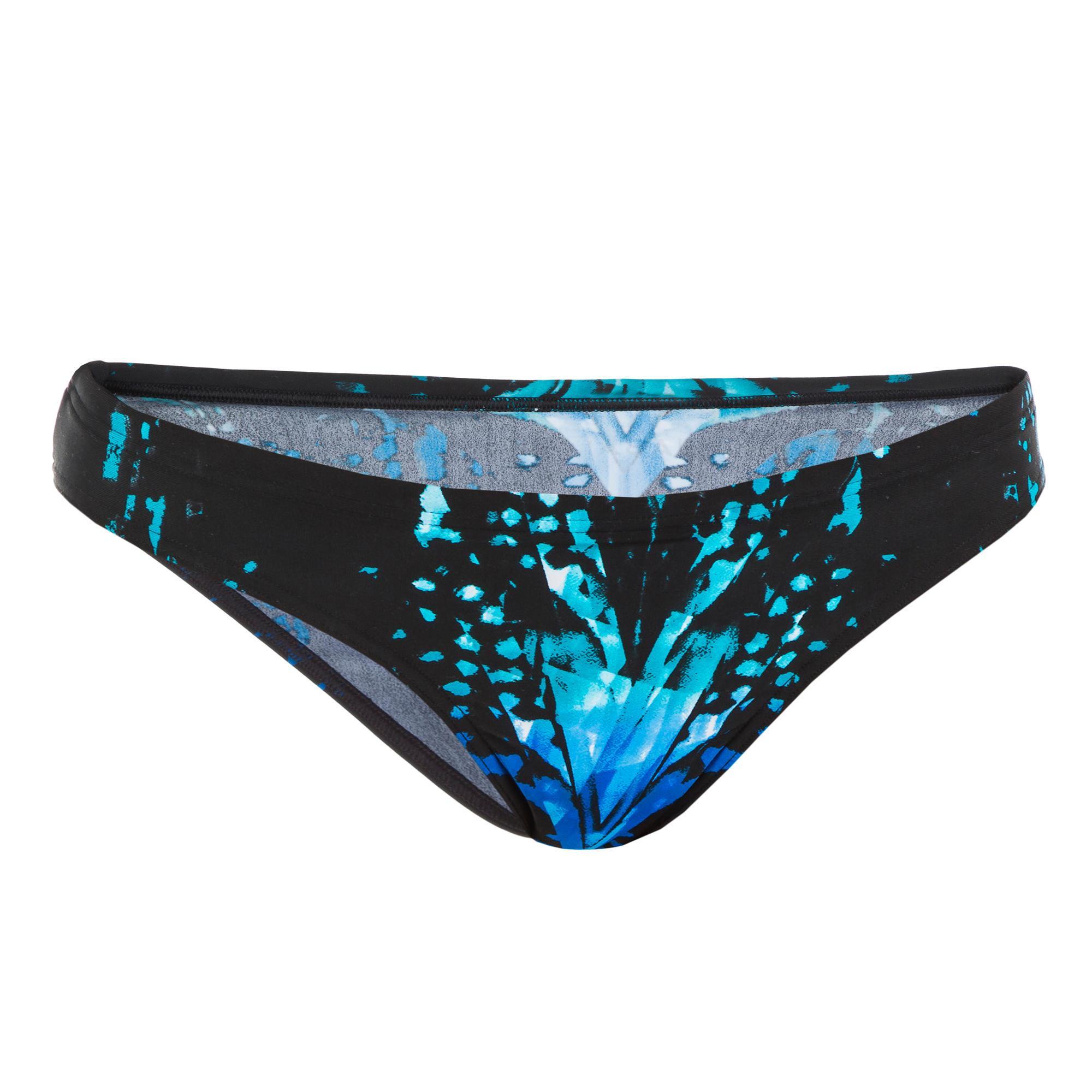 Slip per costume da bagno Jana donna blu e nero