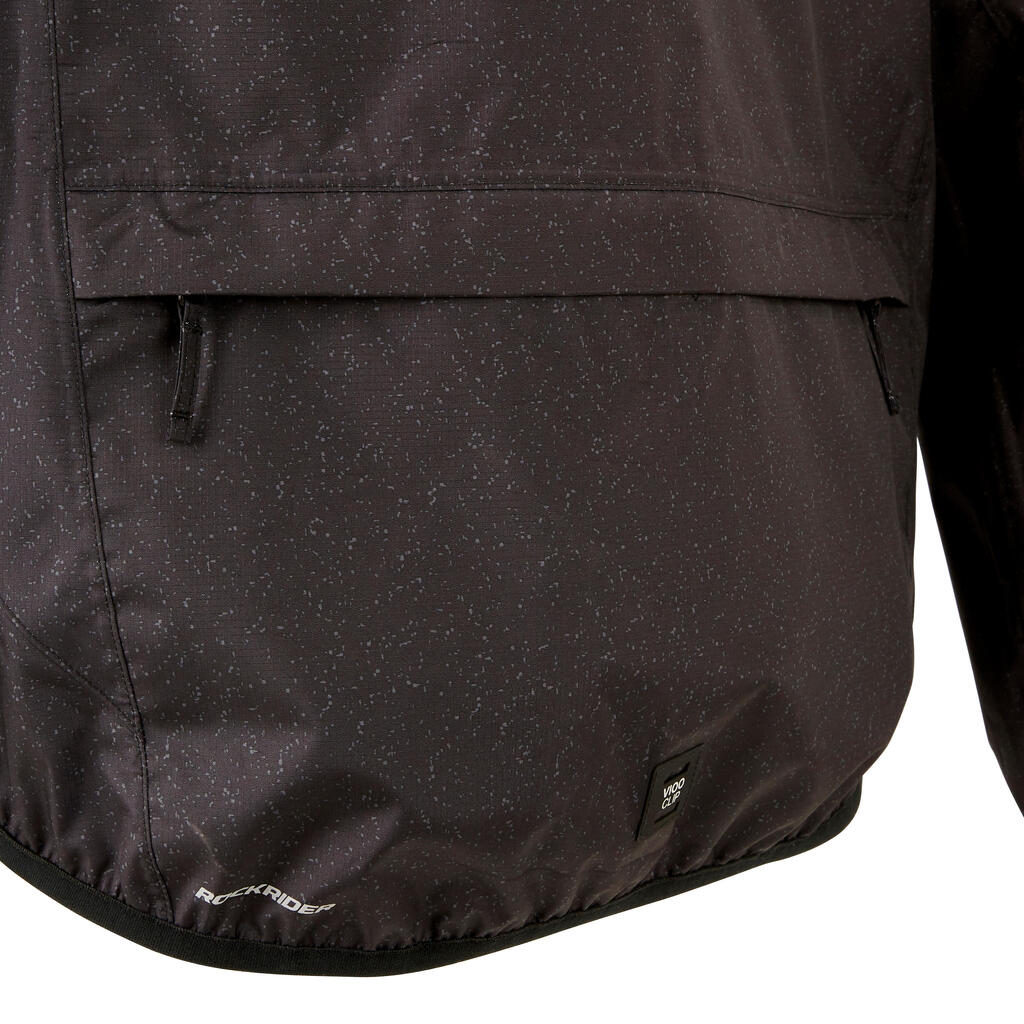 Rainproof Mountain Biking Jacket - Black